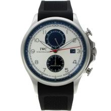 IWC Portugieser Yacht Club Automatic Mit White Dial-Rubber Strap