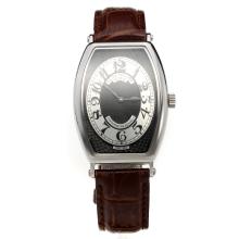 Patek Philippe Gondolo Black Dial with Leather Strap-Lady Size