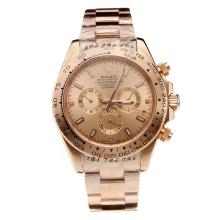 Rolex Daytona II Automatic Full Rose Gold with Champagne Dial-Sapphire Glass