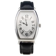 Patek Philippe Gondolo White Dial with Leather Strap-Lady Size