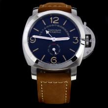 Panerai Radiomir Automatic with Black Dial-Leather Strap-1