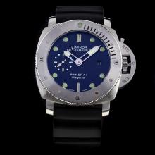 Panerai Luminor Submersible Working GMT Automatic with Black Dial-Rubber Strap
