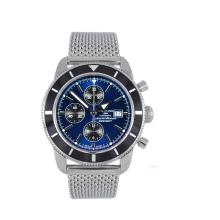 Breitling Super ocean Heritage Chrono Swiss Valjoux 7750 Movement with blue Dial 28800bph