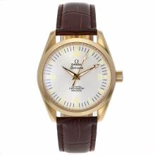 Omega Railmaster Automatic Gold Case Mit White Dial-Limited Edition