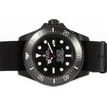 Rolex Sea Dweller Pro Hunter Deep Sea Swiss ETA 2836 Bewegung PVD Gehäuse Mit Nylon Strap-Jacques Limited Edition
